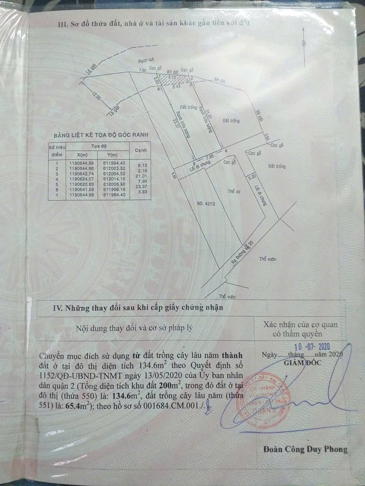Đất Phường Cát Lái (Q2 Cũ) 200m2 Giá 5,999 tỷ SH GPXD 5 Tầng