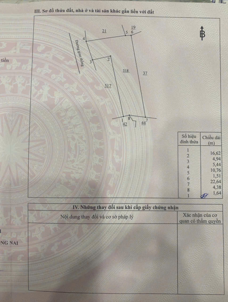 Bán nhà cấp 4 - P. Hiệp Hoà-0909808615