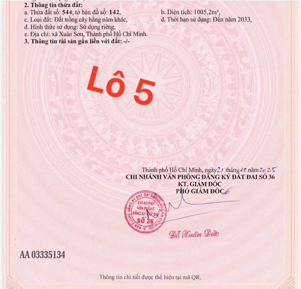 1000m . Có 80 thổ cư . Ngang 11 sâu 83 2mt trước sau