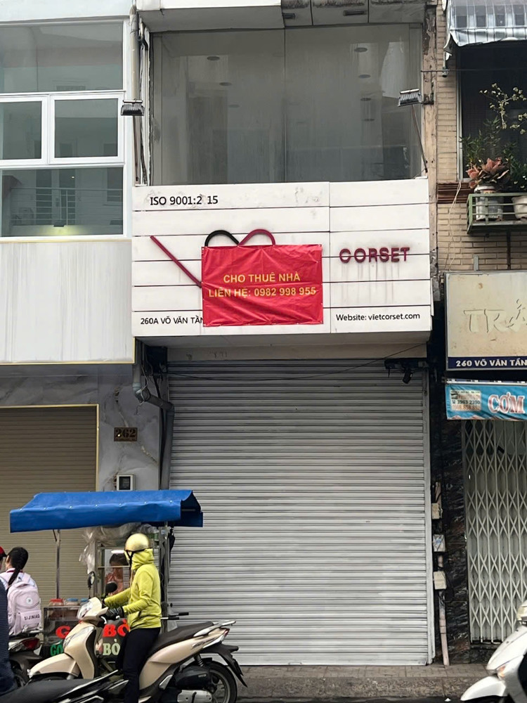 CCG – CHO THUÊ NHÀ MẶT TIỀN VÕ VĂN TẦN, PHƯỜNG BÀN CỜ, QUẬN 3