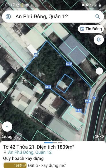 Bán đất mặt tiền 26x70m giá 65 tỷ Đường Nguyễn Thị Nhuần (APD9)