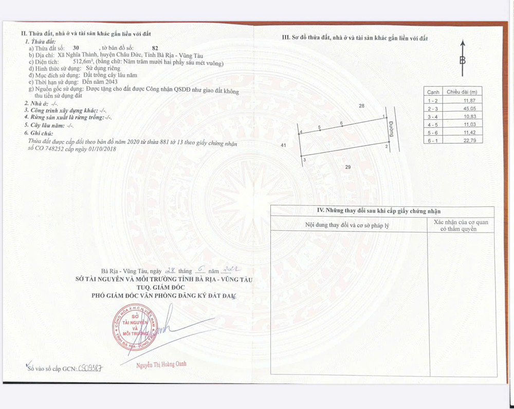 Chủ cần bán gần 12m dai 45m80tc  NghĩaThành.
Cách ql 56 vài chục mét