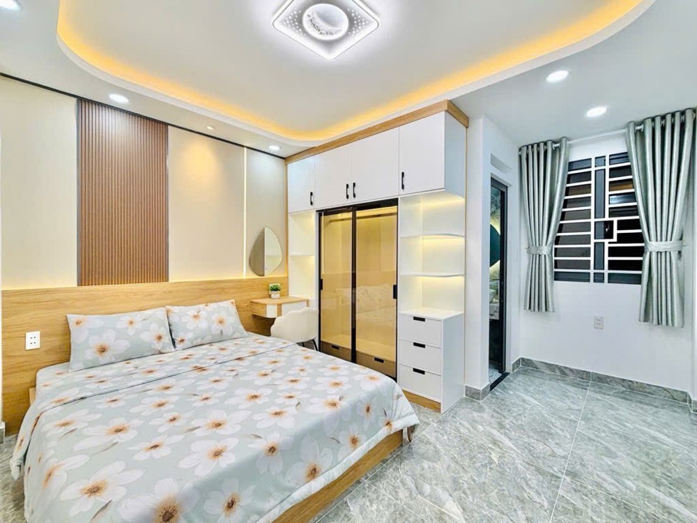 4❌13m, BÁN NHÀ XÂY MỚI, 4 TẦNG, HXH, BÙI QUANG LÀ, P12 GÒ VẤP, 7 TỶ NHỈNH