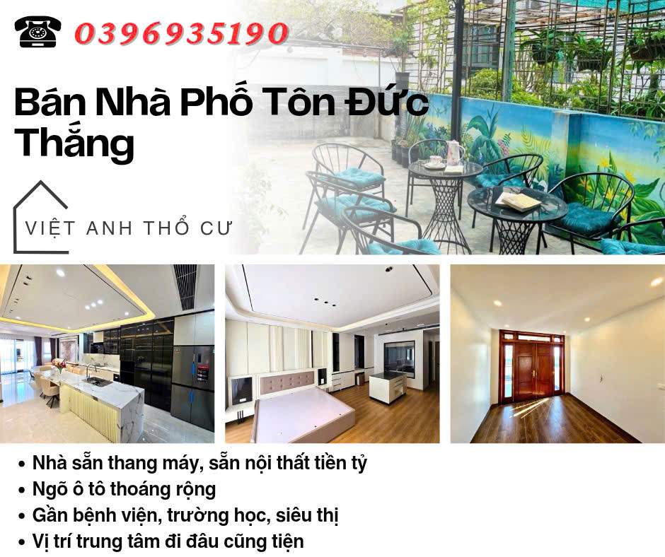 Bán nhà Phố Tôn Đức Thắng, 41m2, Gần Mặt Phố, Ba Gác Đỗ Cửa,  Giá: 13.75 Tỷ, Lh: 0396935190