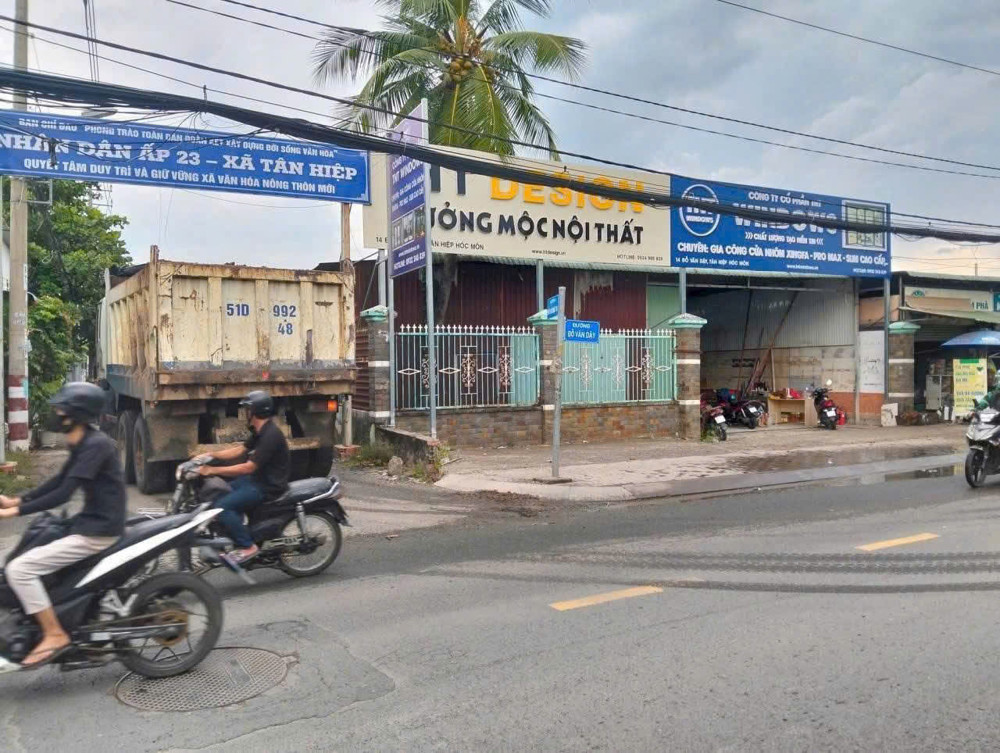 BÁN GẤP LÔ ĐẤT (30x70) GÓC 2 MẶT TIỀN ĐỖ VĂN DẬY – TRUNG TÂM TÂN HIỆP, HÓC MÔN