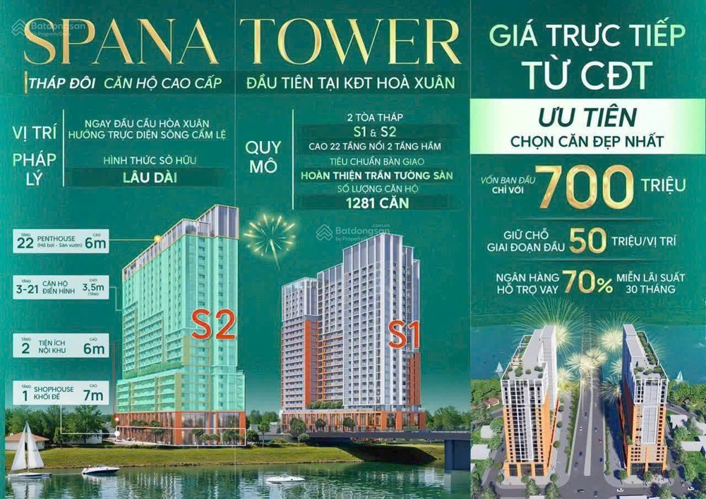 Chính chủ, bán căn hộ chung cư Spana Tower, giá siêu hời chỉ với 3,3 tỷ, 54,2 m2