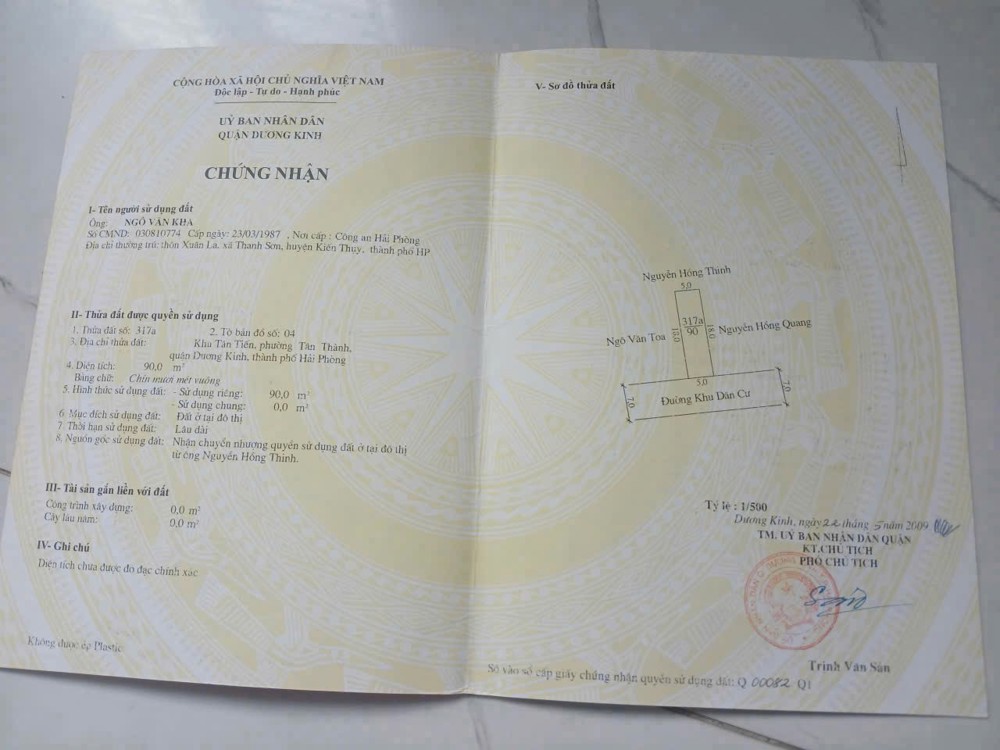 LÔ ĐẸP PHỐ TÂN THÀNH – GIÁ CHỈ NHỈNH 2X TRIỆU/M² – HÀNG HIẾM KHU DÂN CƯ LÕI  ZALO 0567 222 555