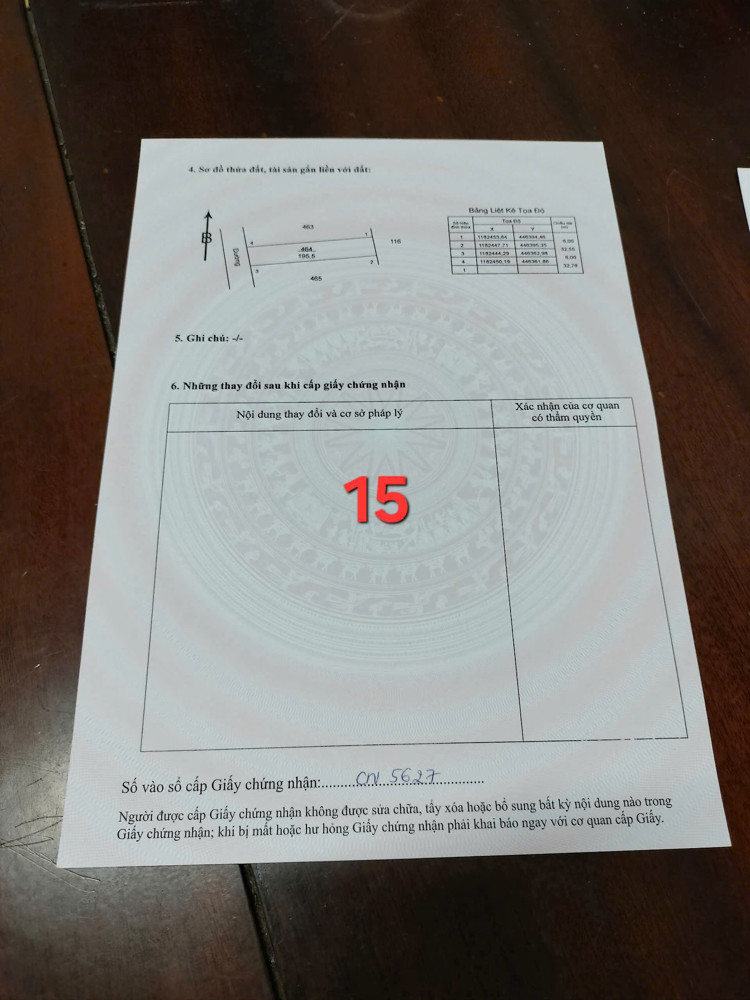 Chủ cần bán miếng đất xã suối rao thôn Huyện châu đức BRVT