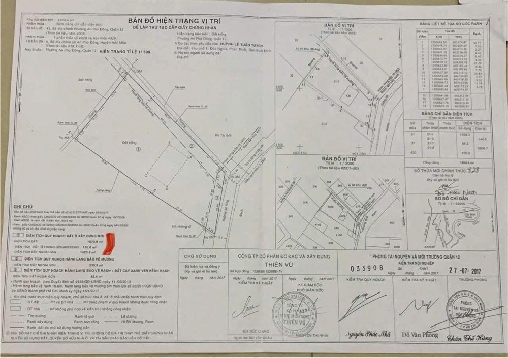 SIÊU LÔ ĐẤT LỚN MẶT TIỀN RẠCH AN PHÚ ĐÔNG 9, Q12  2.000m² THỔ CƯ 1.700m² – VỊ TRÍ CỰC HIẾM!