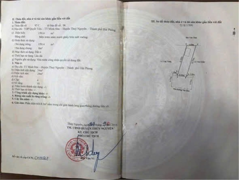 Chính Chủ Cần Bán Lô Đất Mặt Đường Quốc Lộ Chính Minh Đức, Thuỷ Nguyên, TP. Hải Phòng