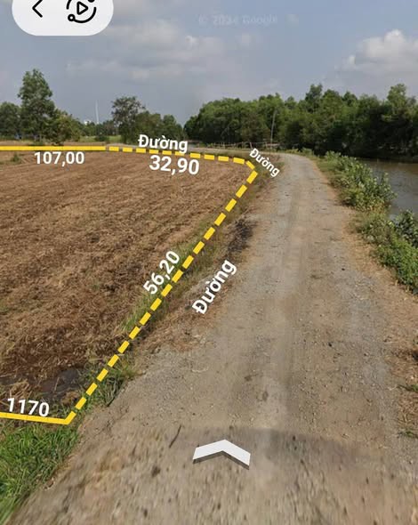 Bán đất mặt tiền 83x107m giá 2,5 triệu/m2 Đường Kênh 3, Gần Làng Đại Học