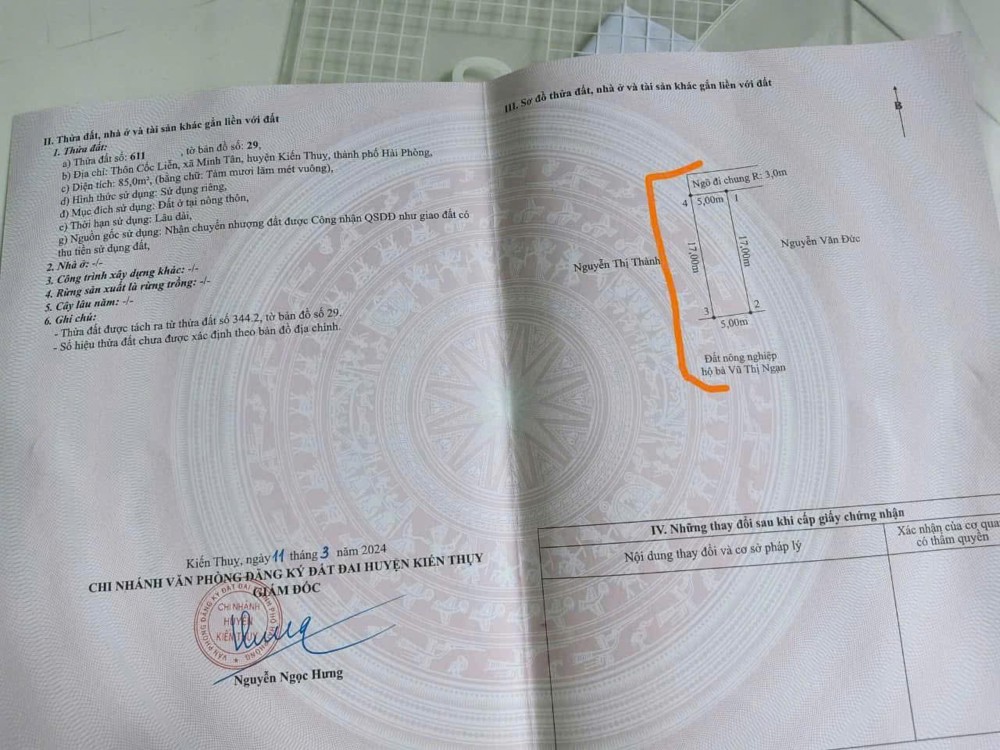 Lô 85m² ngõ 3m Minh Tân – Giá chỉ 8xx triệu – ZALO 0567 222 555