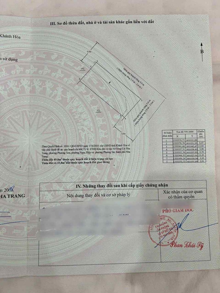 BÁN ĐẤT LÔ GÓC HẺM Ô TÔ 12 NGỌC HIỆP ĐƯỜNG Ô TÔ PHƯỜNG TÂY NHA TRANG