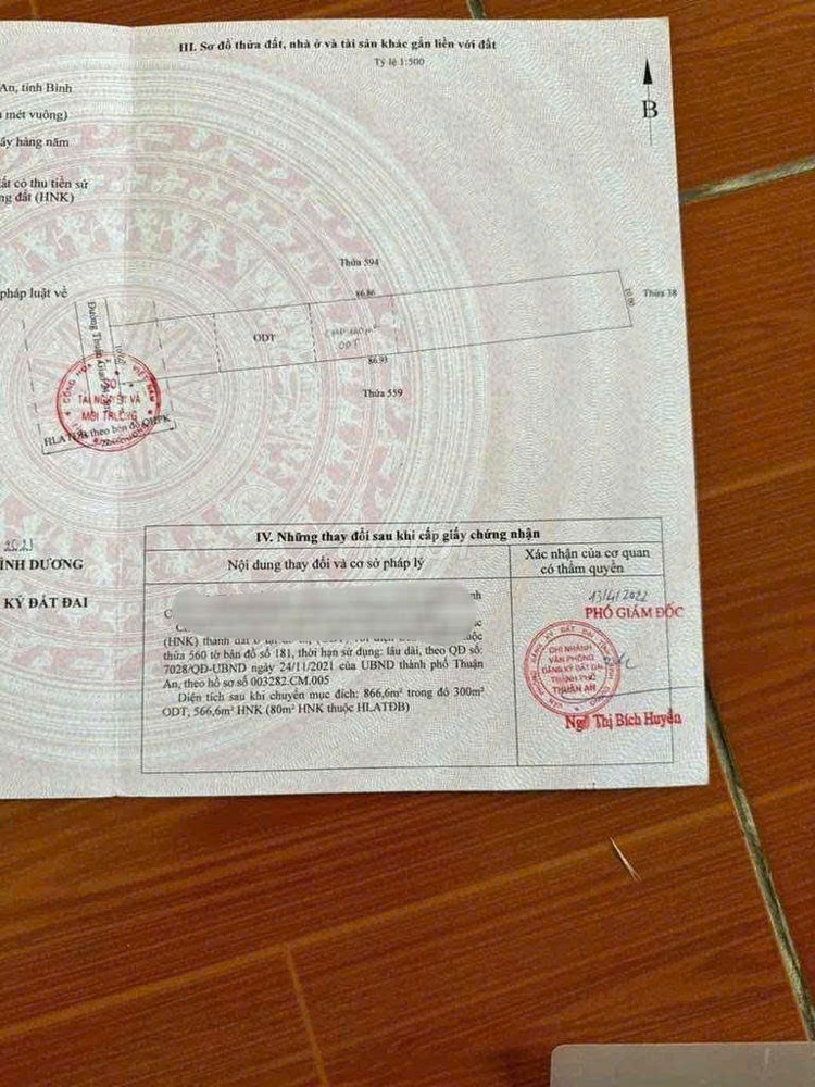 Bán Đất Chính Chủ - Mặt Tiền Đường Phường Thuận Giao, Thuận An, Bình Dương