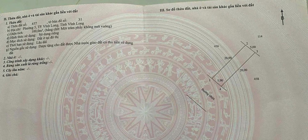 ĐẤT ĐẸP – GIÁ TỐT  – CHÍNH CHỦ CẦN BÁN TẠI Dự án Vĩnh Long New Town, Phường 5, Vĩnh Long, Vĩnh Long