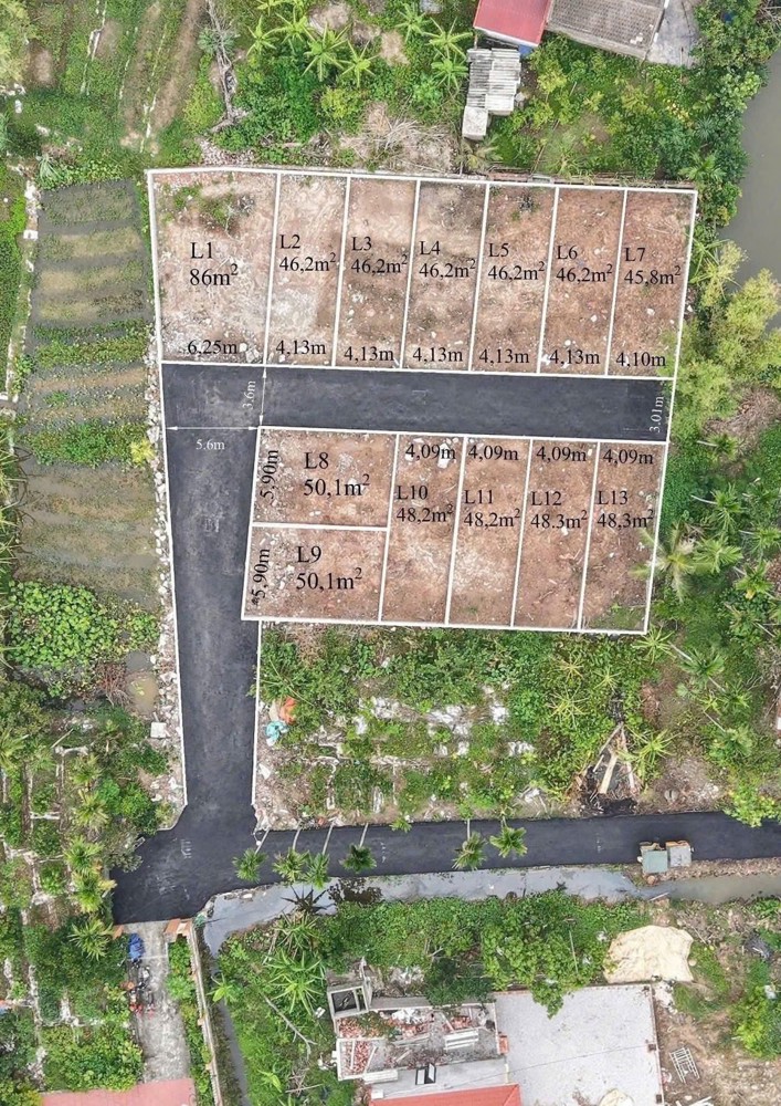 Lô đất giá hiếm dưới 1 tỷ tại Hòa Nghĩa – ngõ nhựa 5m, ô tô đỗ cửa  ZALO 0567 222 555