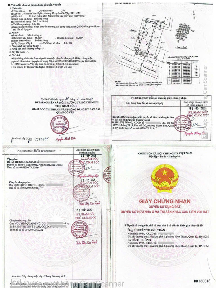 CẦN BÁN GẤP – NHÀ MẶT TIỀN GÓC – TIỆN KINH DOANH - GÒ VẤP, HỒ CHÍ MINH