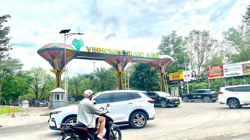 Bán lô đất góc 2 mặt tiền đối diện cổng Vinhomes Grand Park – Hẻm 545 Nguyễn Xiển – 113m² – Giá 7.9
