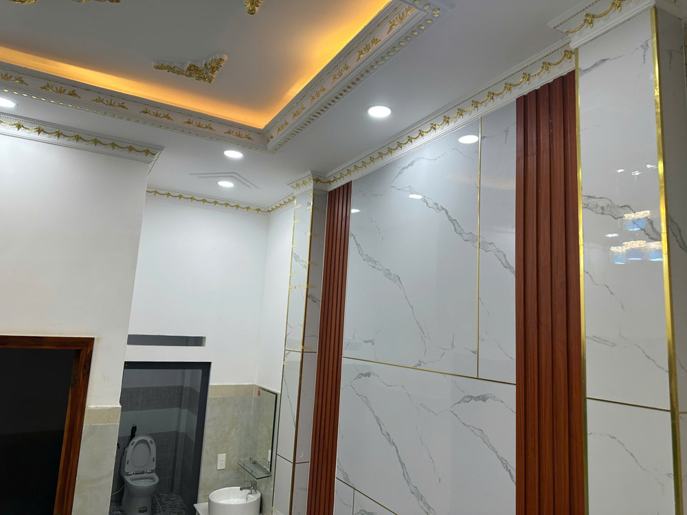 Bán nhà 1 Trệt 2 Lầu,Long Bình Tân,SHR hoàn công,đường 2 ô tô,gần BigC Go