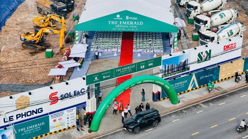 EMERALD GARDEN VIEW – Chuẩn sống đôi xanh giữa lòng Thuận An, Bình Dương chỉ từ 35 triệu/m²