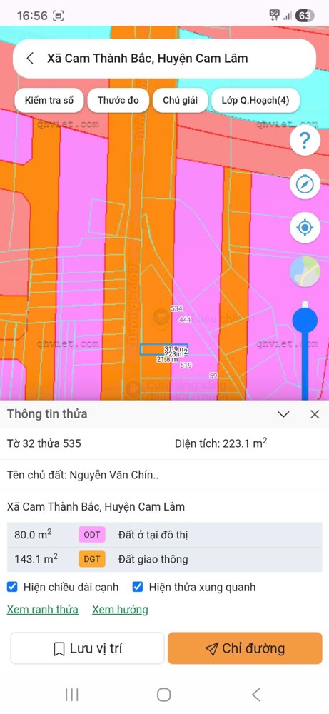 LÔ ĐẤT SIÊU ĐẸP - Chính Chủ Cần Bán Tại Xã Cam Thành Bắc, Cam Lâm, Khánh Hòa