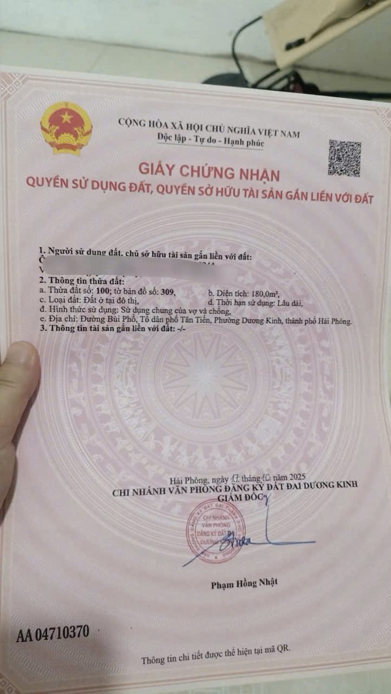 LÔ MẶT ĐƯỜNG BÙI PHỔ – GIÁ HIẾM CHỈ 22,X TRIỆU/M² – ZALO 0567 222 555