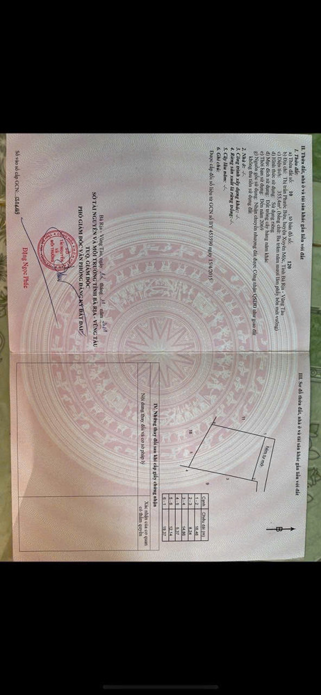 Bán 3 lô đất tổng 1600m có 2 nhà cấp 4 200 thổ cư ở khu phố Xóm Rẫy - Thị Trấn Phước Bửu