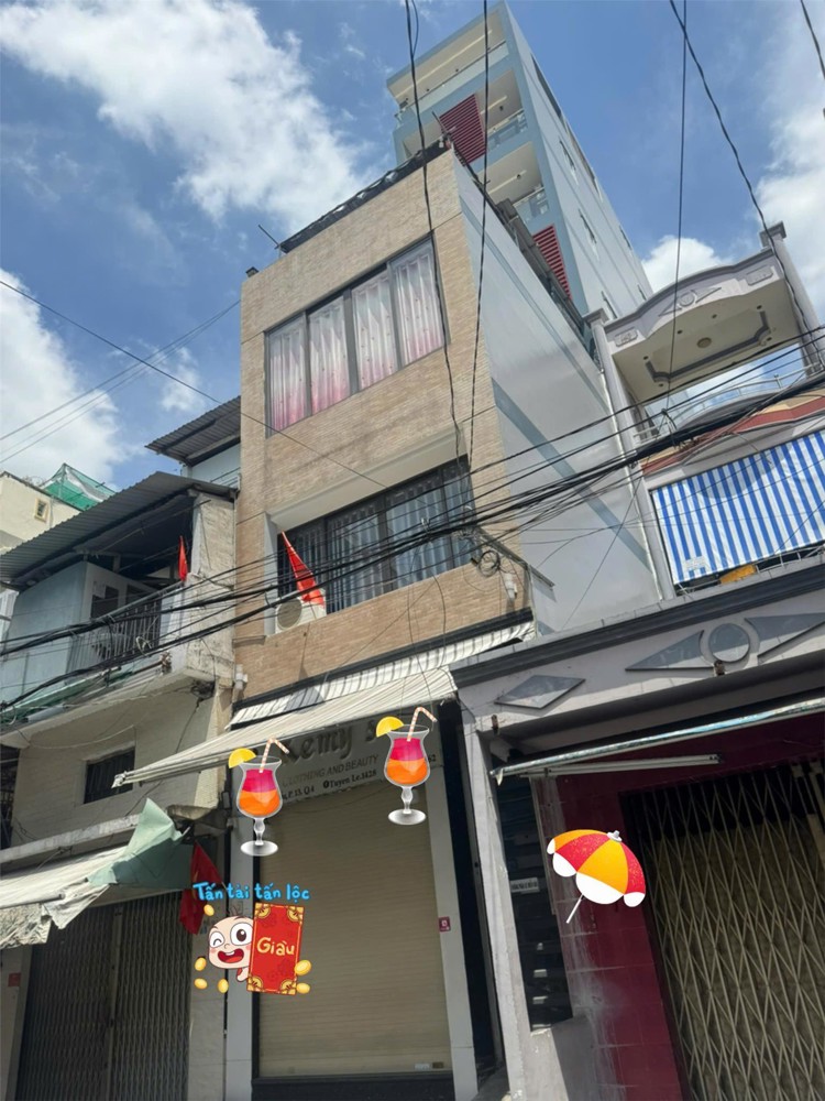 BÁN TÒA NHÀ 8 TẦNG - MẶT TIỀN KINH DOANH ĐƯỜNG XÓM CHIẾU, QUÂN 4 - NHÀ NẰM VỊ TRÍ ĐẸP NHẤT TẠI CUNG