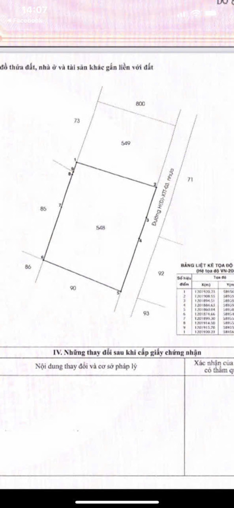 ĐẤT (50x39) MẶT TIỀN XUÂN THỚI THƯỢNG 03 (NAY XÃ BÀ ĐIỂM), HÓC MÔN