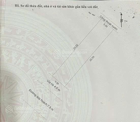 Bán đất thổ cư Lê Thương, Hòa Hiệp Nam, Liên Chiểu, Đà Nẵng. 117m2, 5x23m, giá 4.45  tỷ, sổ đỏ,