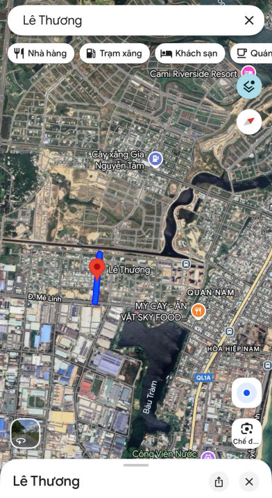 Bán đất thổ cư Lê Thương, Hòa Hiệp Nam, Liên Chiểu, Đà Nẵng. 117m2, 5x23m, giá 4.45  tỷ, sổ đỏ,