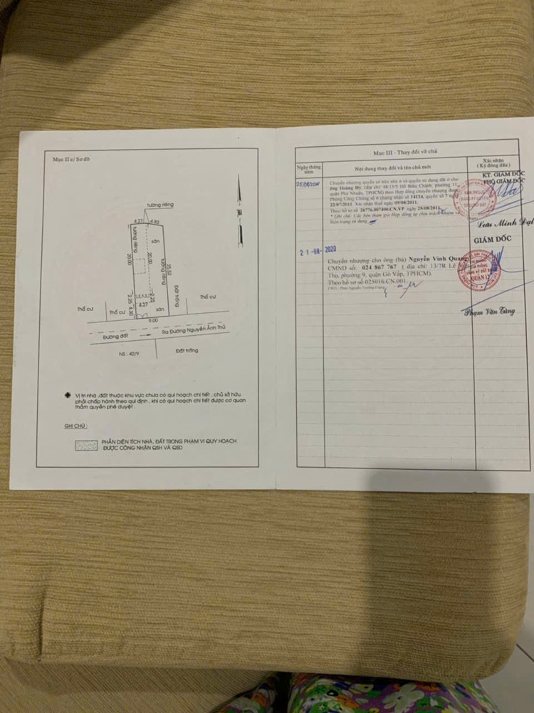 ĐẤT (9x26) MẶT TIỀN TÂN CHÁNH HIỆP 25 TRUNG TÂM QUẬN 12 (GẦN 2 TRƯỜNG ĐH LỚN)