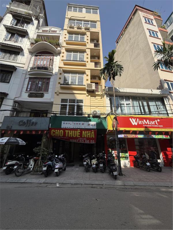 Cho thuê nhà nguyên căn - số 39 mặt ngõ 221 Tôn Đức Thắng Đống Đa - vỉa hè - thang máy, 45m x 7
