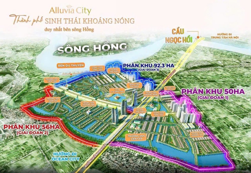 BÁN CHUNG CƯ KHOÁNG NÓNG ALUVIA XUÂN CẦU VĂN GIANG HƯNG YÊN CĂN HỘ VIEW SÔNG HỒNG  LH:093.198.2626