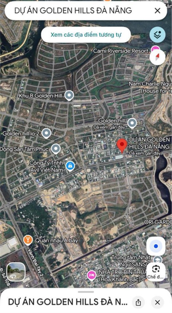 Bán Biệt Thự Liền Kề Golden Hills, Liên Chiểu, Đà Nẵng. DT 187m2, 3 tầng, Tây Bắc, Sổ Đỏ. Giá 9.5