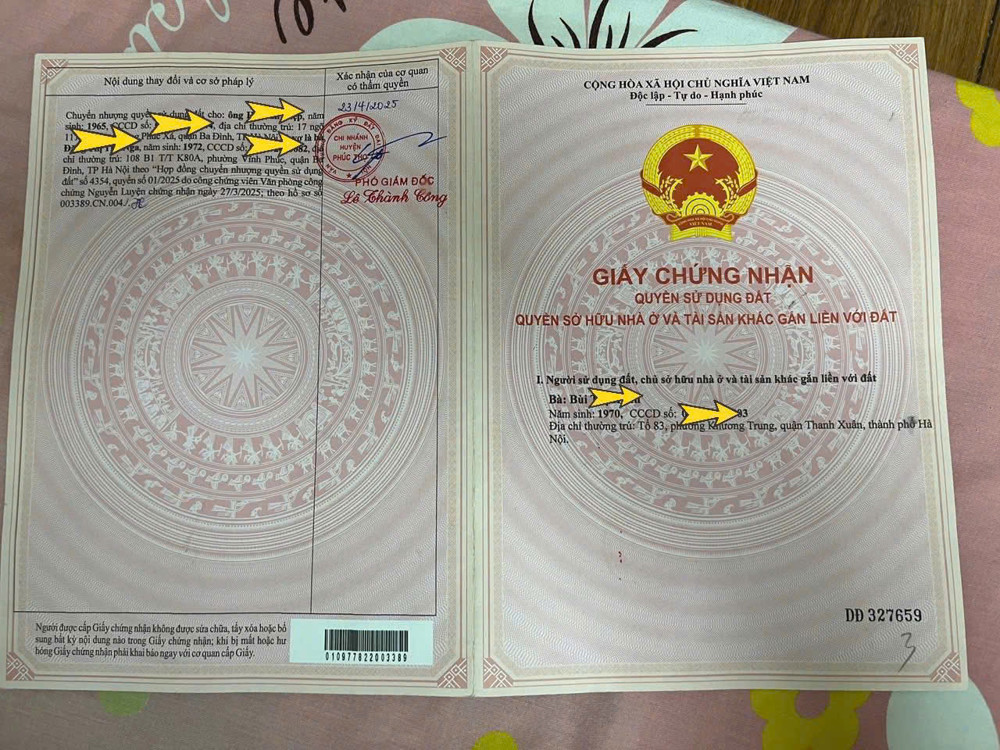 Cần bán đất 110,7 m2 full thổ cư - giá chỉ 4 tỷ 800 triệu - Huyện Phúc Thọ - Hà Nội