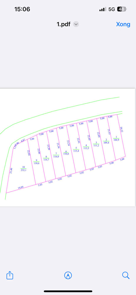 9 lô đối diện sân golf minh trí