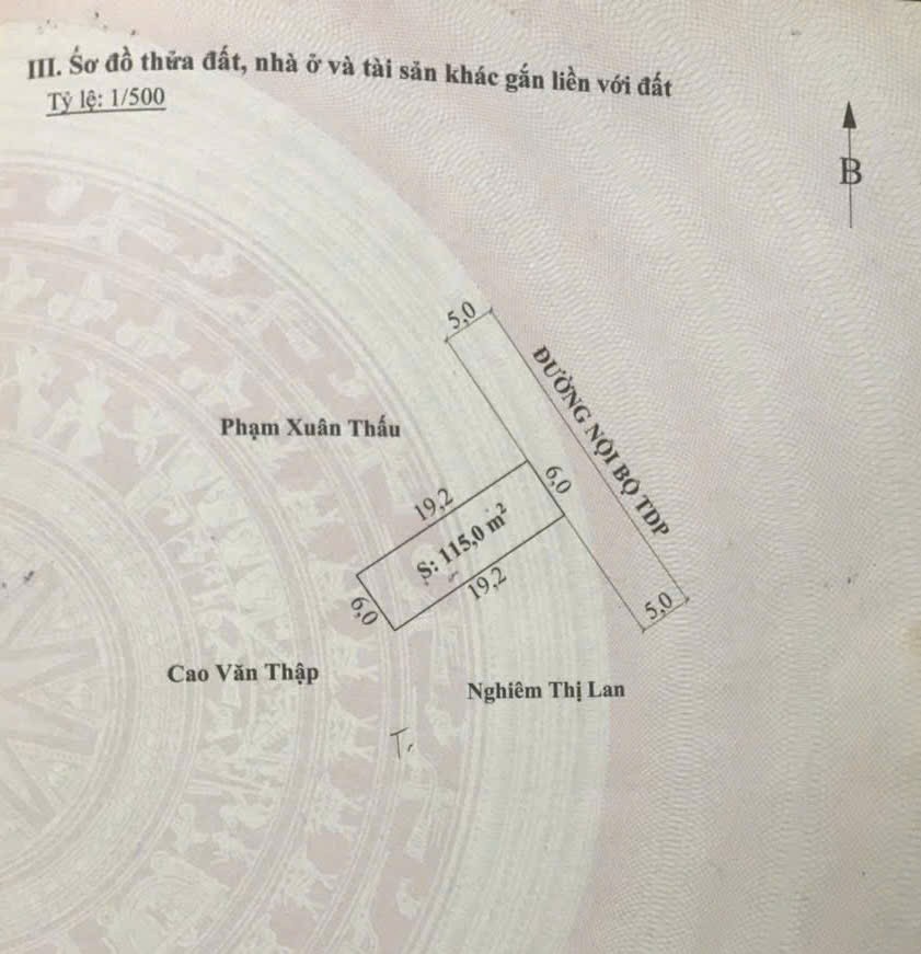 LÔ 115M² KHAN HIẾM NGÕ 93 TÂN THÀNH – ĐƯỜNG 5–6M – GIÁ TỐT – ZALO 0567 222 555