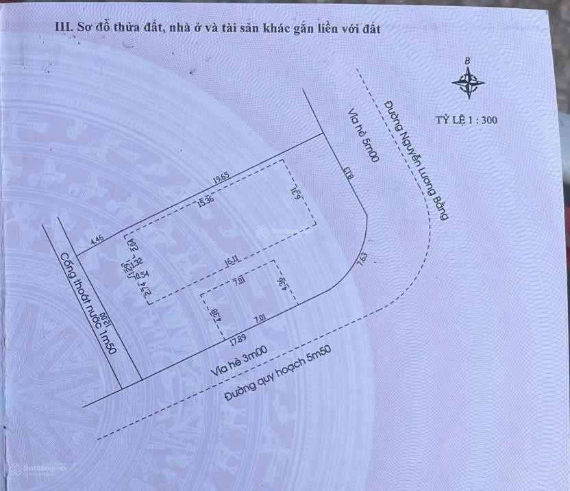 BÁN LÔ GÓC SIÊU VIP ĐƯỜNG 28m NGUYỄN LƯƠNG BẰNG & ĐÀM THANH 1