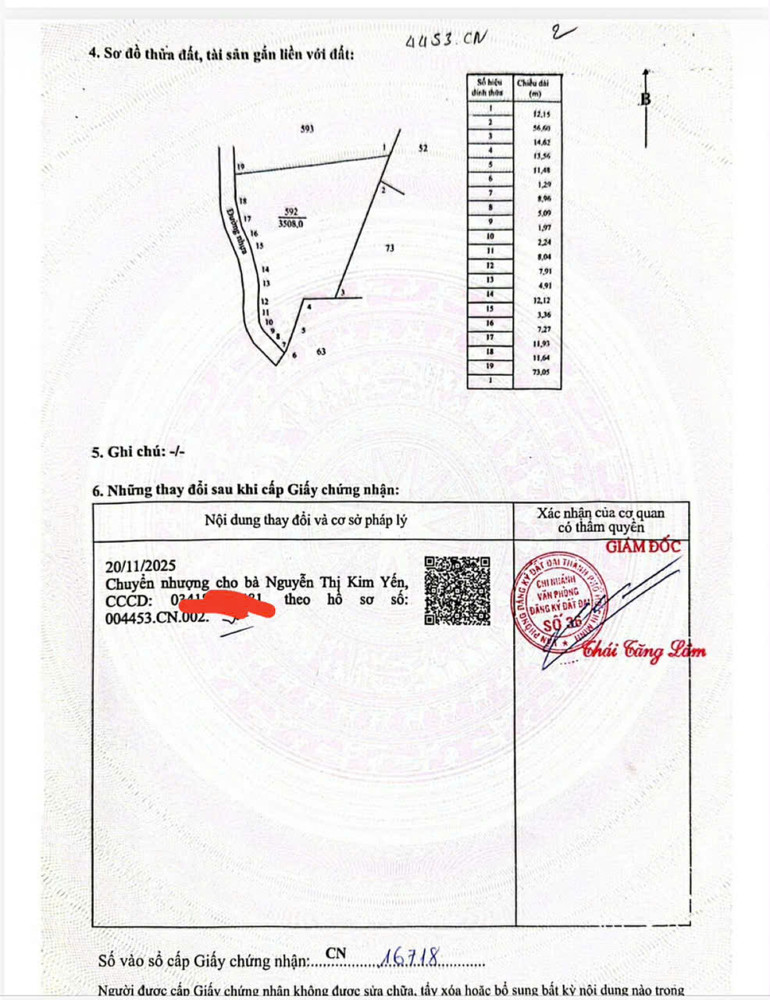 Mặt tiền đường nhựa khu dân cư tại đá Bạc ￼- Châu Đức ( cũ” nghĩa thành mới