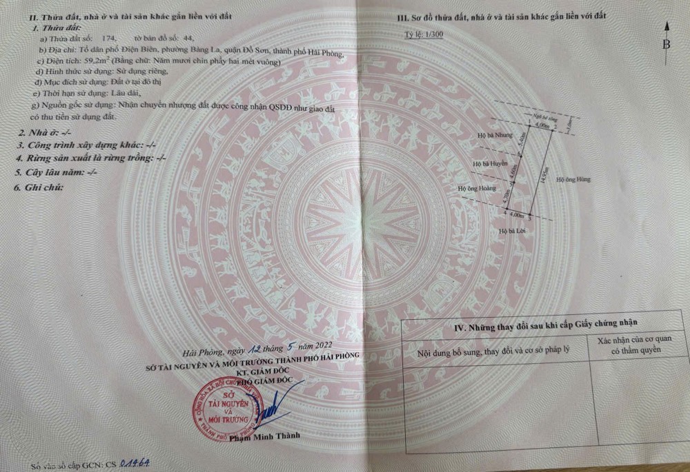 Giá 7Xx Triệu – Lô Hiếm 59.2M² Trung Tâm Bàng La, Đồ Sơn  Zalo 0567 222 555