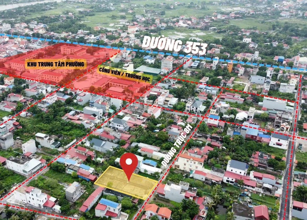 LÔ GÓC HIẾM 66.3M² – ĐƯỜNG 7.5M TRUNG TÂM HẢI THÀNH 2 – GIÁ 2.1X TỶ  ZALO 0567 222 555