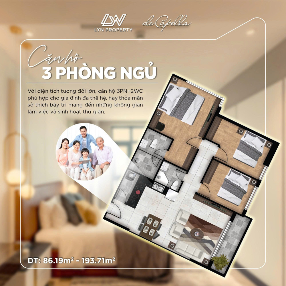 Chớp ngay căn hộ Decapella Q.2 view sông Sài Gòn tầng 17, 102m2, 3PN, sổ hồng trao tay - Giá hời