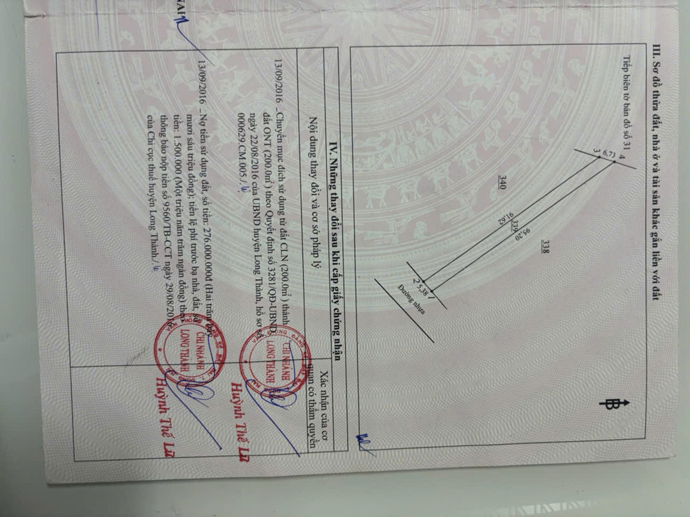 BÁN GẤP NHÀ RIÊNG 500m² – TẠI AN PHƯỚC, LONG THÀNH – SÁT KCN LONG ĐỨC