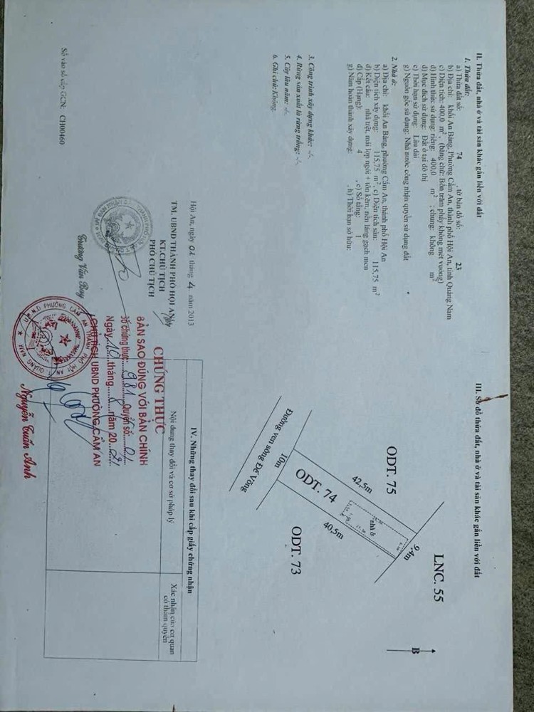 NHÀ ĐẸP – GIÁ TỐT –CẦN BÁN NHÀ BIỆT THỰ ĐẸP TẠI Phố Hai Bà Trưng, P.Cẩm An, Hội An, Quảng Nam