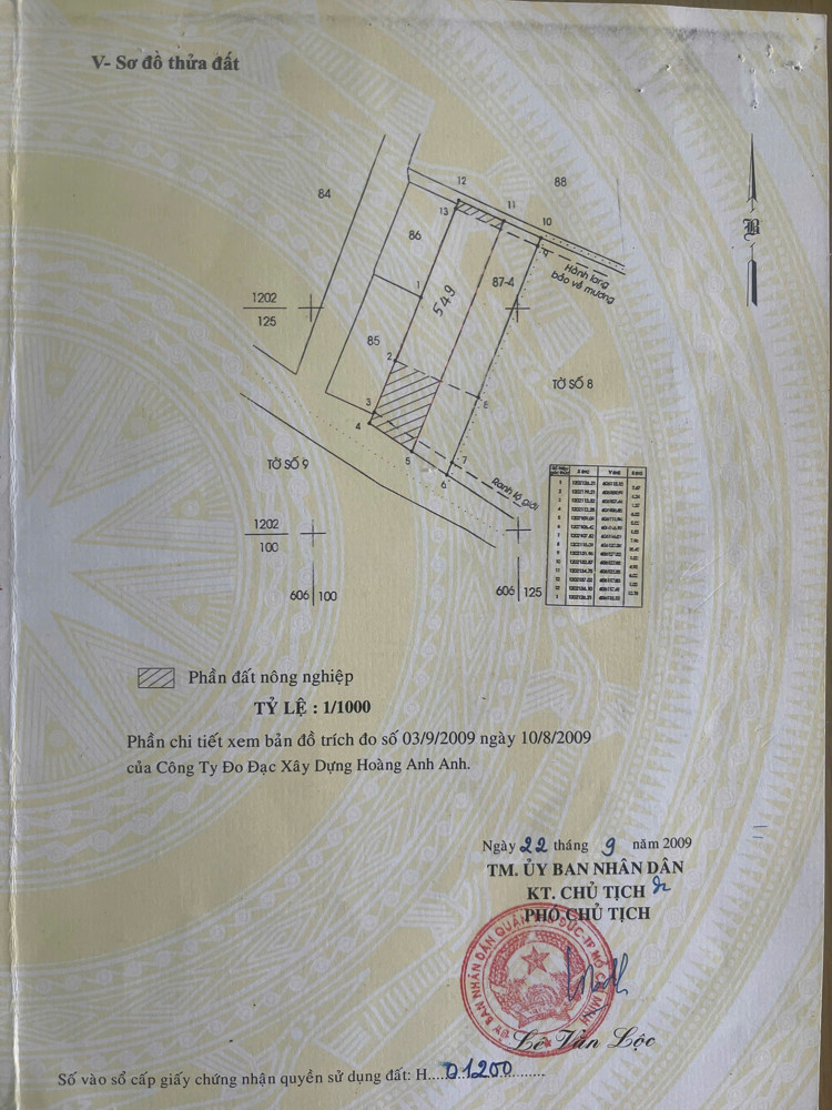 Bán Lô Đất Mặt Tiền Hẻm Xe Hơi 5m Đường 10 Hiệp Bình phước Thành Phố Thủ Đức
