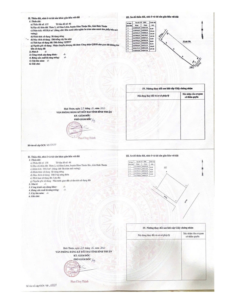 Chính Chủ Bán Lô Đất Đẹp – Gần 5 Ha + 300M² Thổ Cư – Thôn 2, Xã Hàm Liên, Hàm Thuận Bắc, Bình Thuận