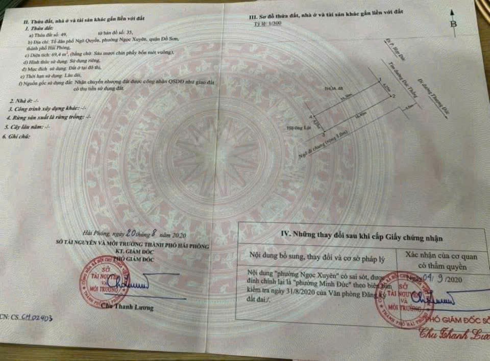 Lô góc 69.4m² – mặt đường 7m hiếm tại Hợp Đức, giá chỉ 1.8xx tỷ  ZALO 0567 222 555