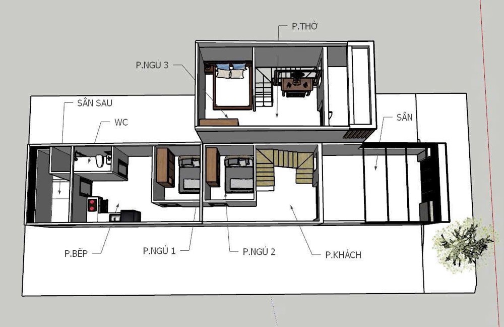 BÁN NHÀ HẺM Ô TÔ – PHƯỜNG NAM NHA TRANG