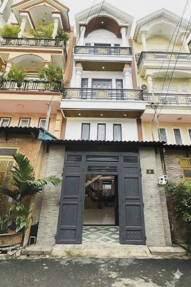 NHÀ 4 TẦNG SANG TRỌNG FULL NỘI THẤT 54M2, HẺM XE HƠI THÔNG TRẦN THỊ NĂM, TÂN CHÁNH HIỆP, QUẬN 12